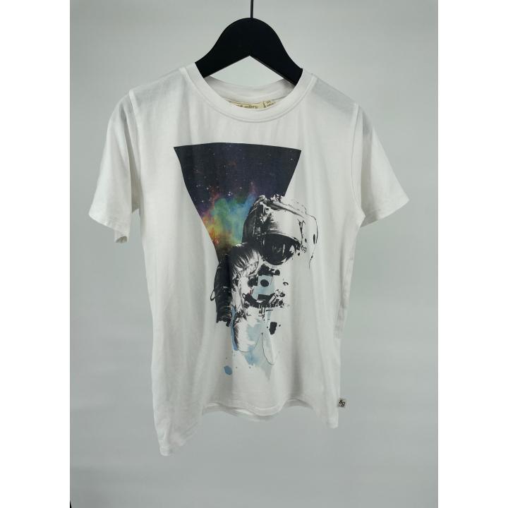 T-shirt Wit Astronaut Maat 146