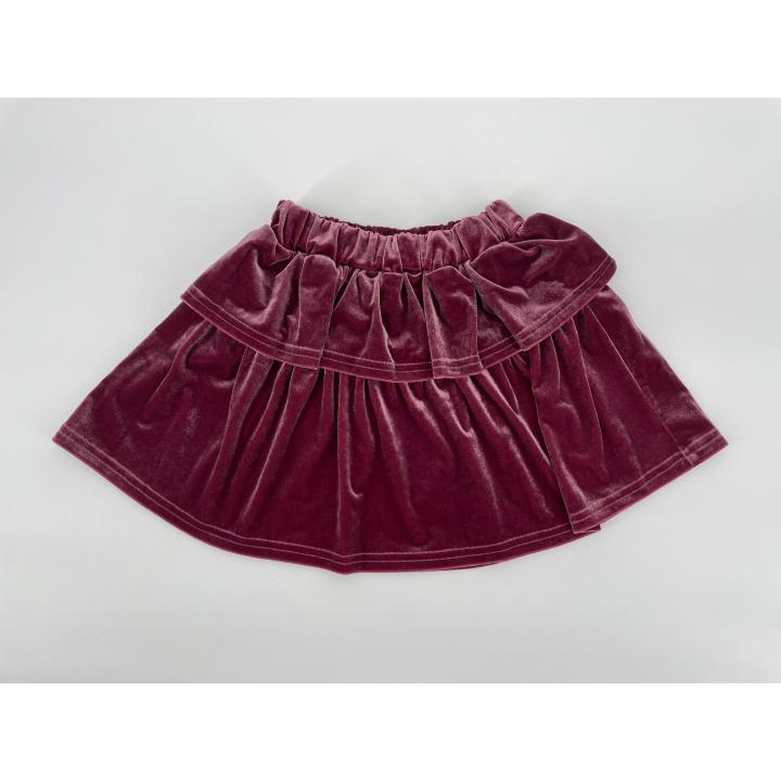 Rok Paars Velours Maat 104 / 110