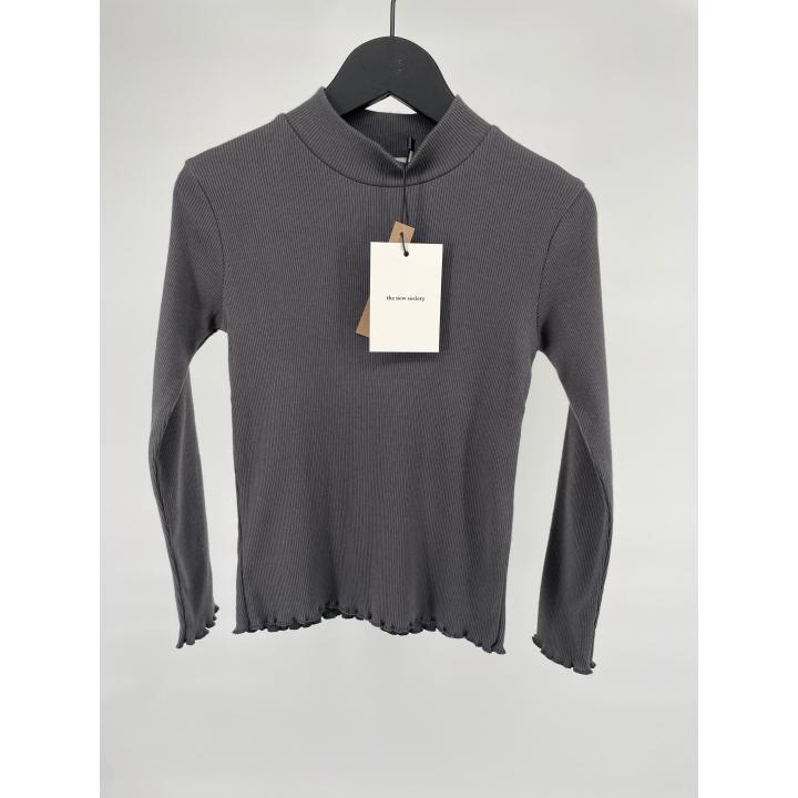 Longsleeve Rib Grijs Maat 128