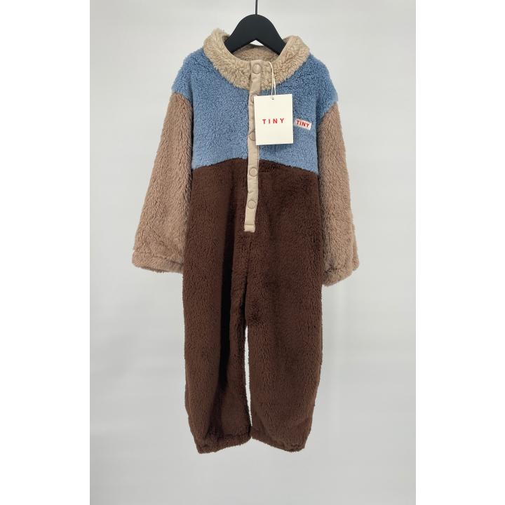 One Piece Bruin Lichtblauw Maat 104