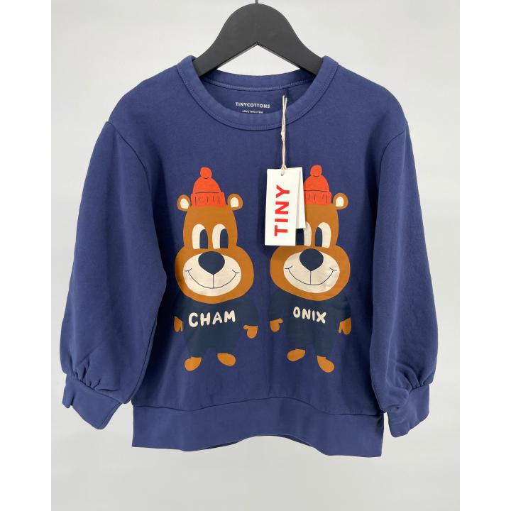 Trui Donkerblauw Beren Cham & Onix Maat 128