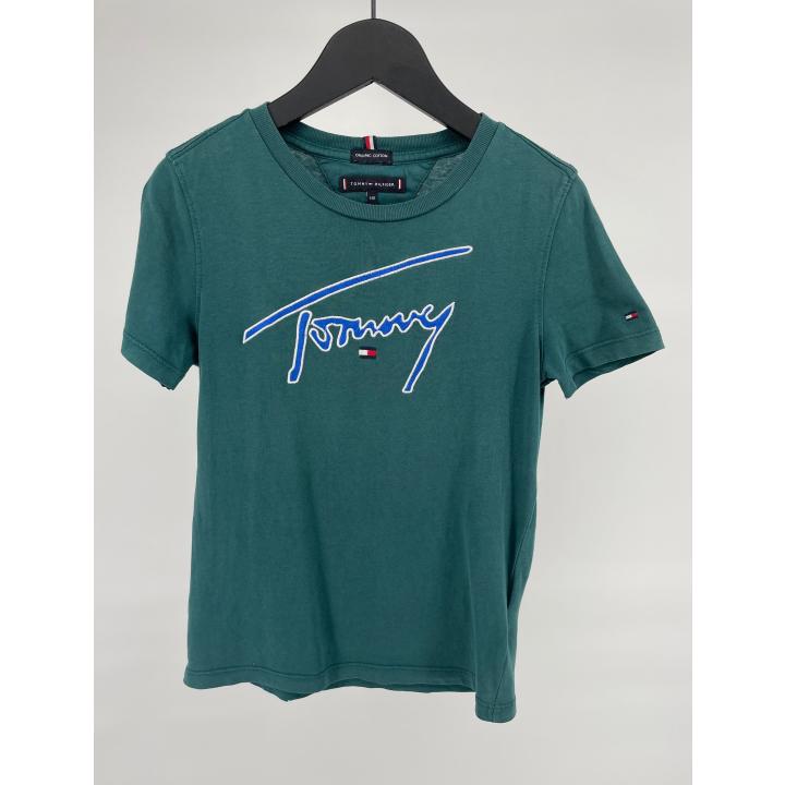 T-shirt Donkergroen Maat 140