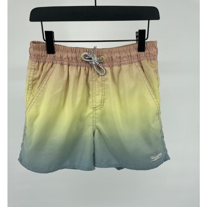 Zwembroek Geel Blauw Dip Dye Maat 158 / 164