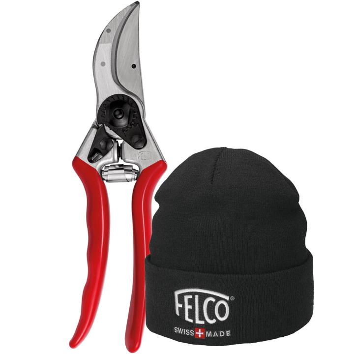 Cadeauset Snoeischaar Felco 2 + Muts