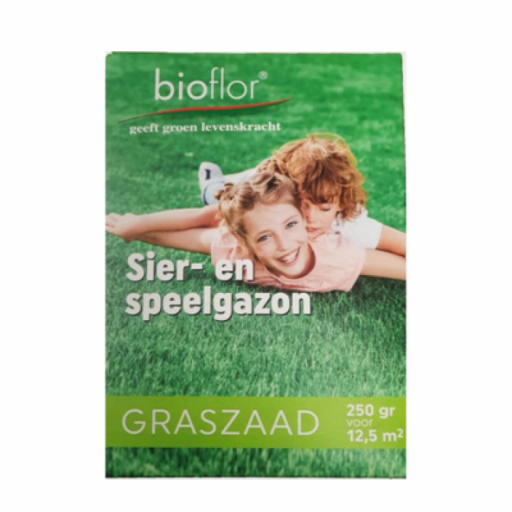 Bioflor Graszaad Sier- en speelgazon 250 gram
