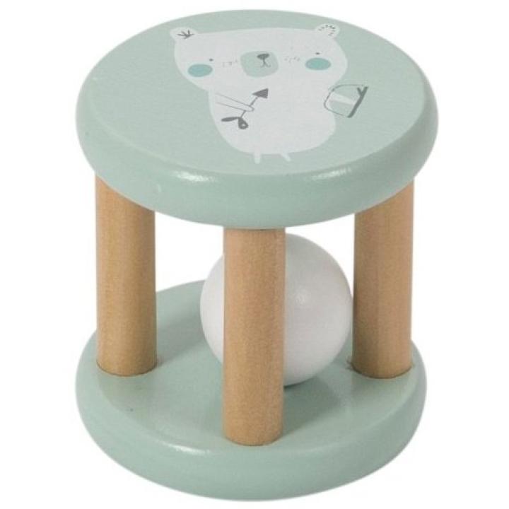 Houten rammelaar mint | Little Dutch