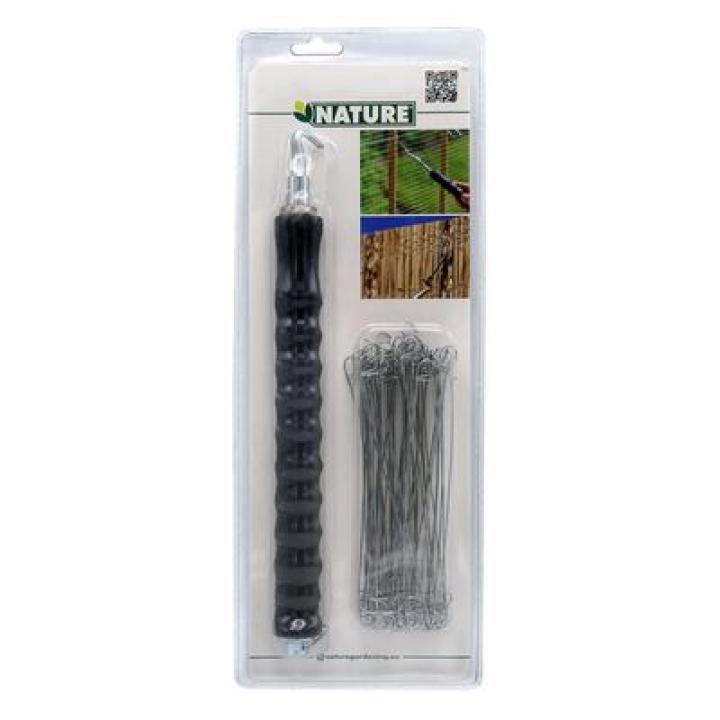Nature Draaddraaier - Semi Automatisch - Binddraad - Zwart