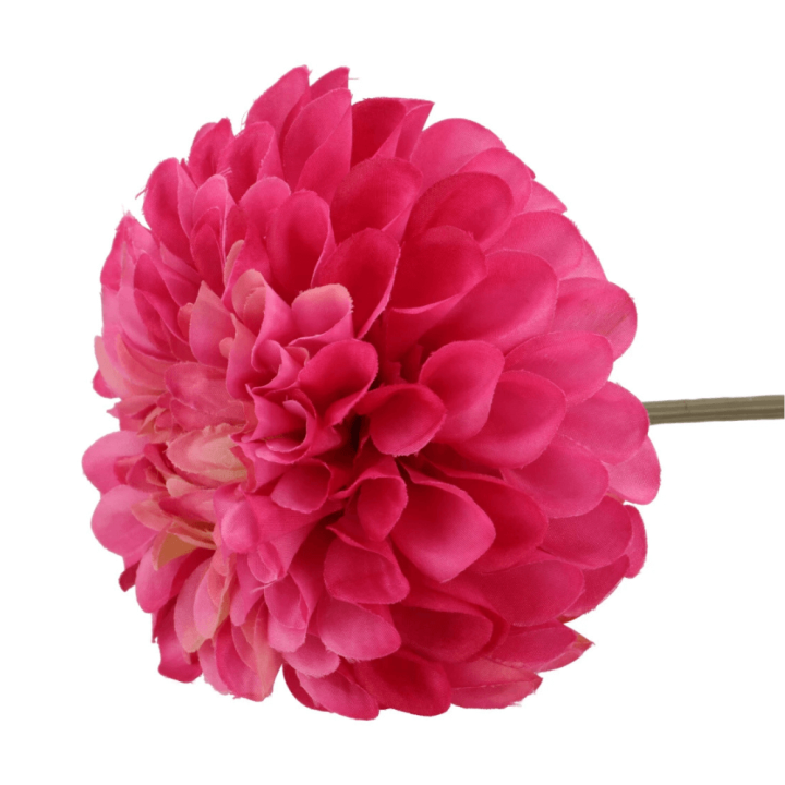 Kunstbloem Dahlia bol - roze