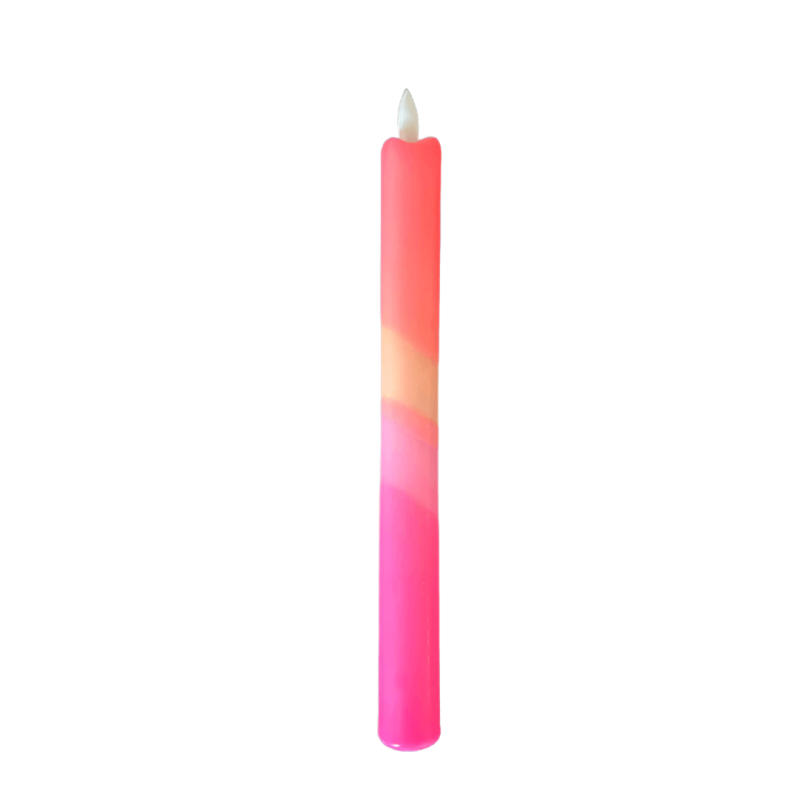 Ledkaars multicolor incl. batterijen
