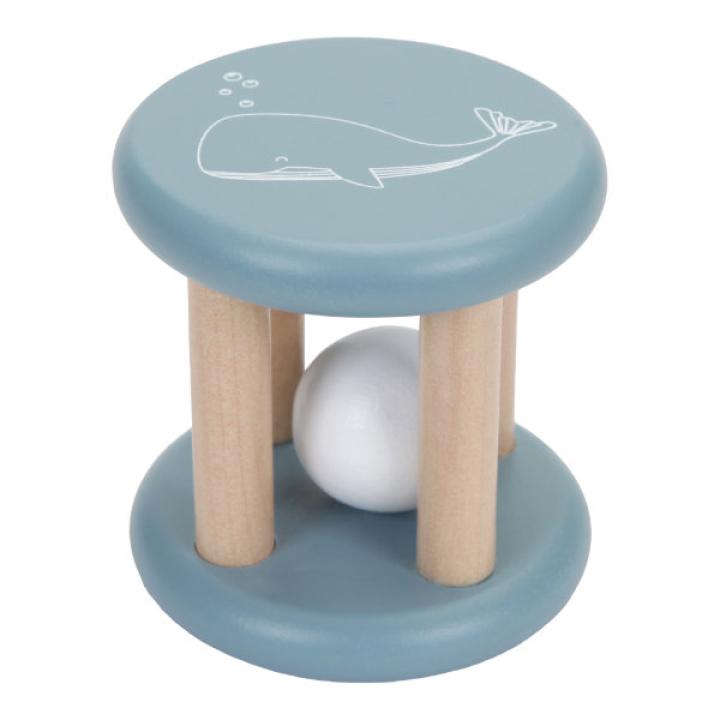 Houten rammelaar blauw | Little Dutch