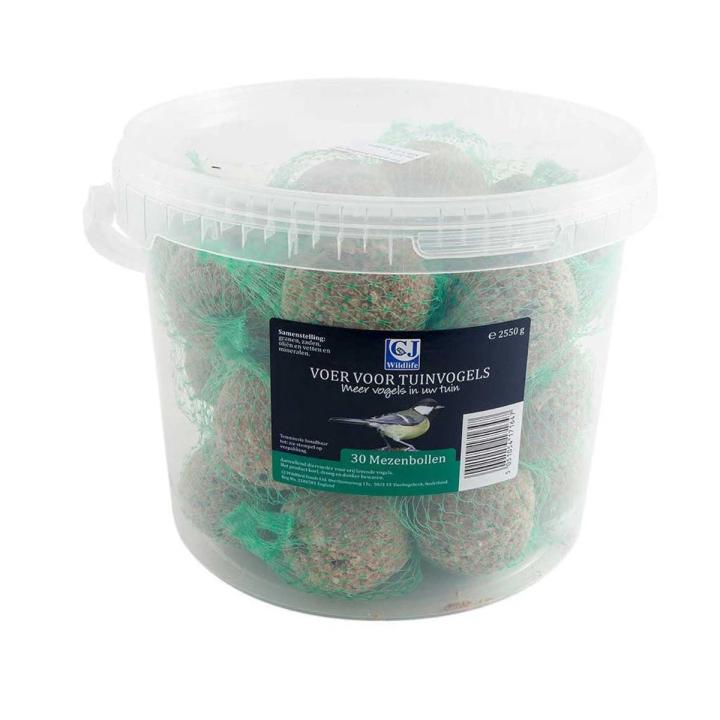 Vogelbescherming Nederland Mezenbollen in Emmer - 30 stuks (85g)