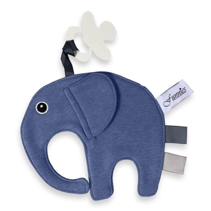 Olifant speendoekje - Silkblue