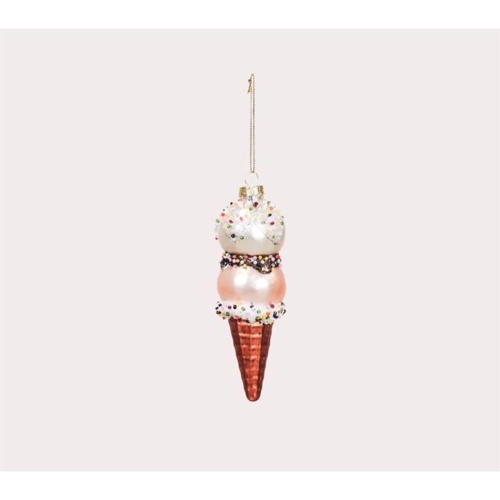 Housevitamin Kerstornament ijsje roze