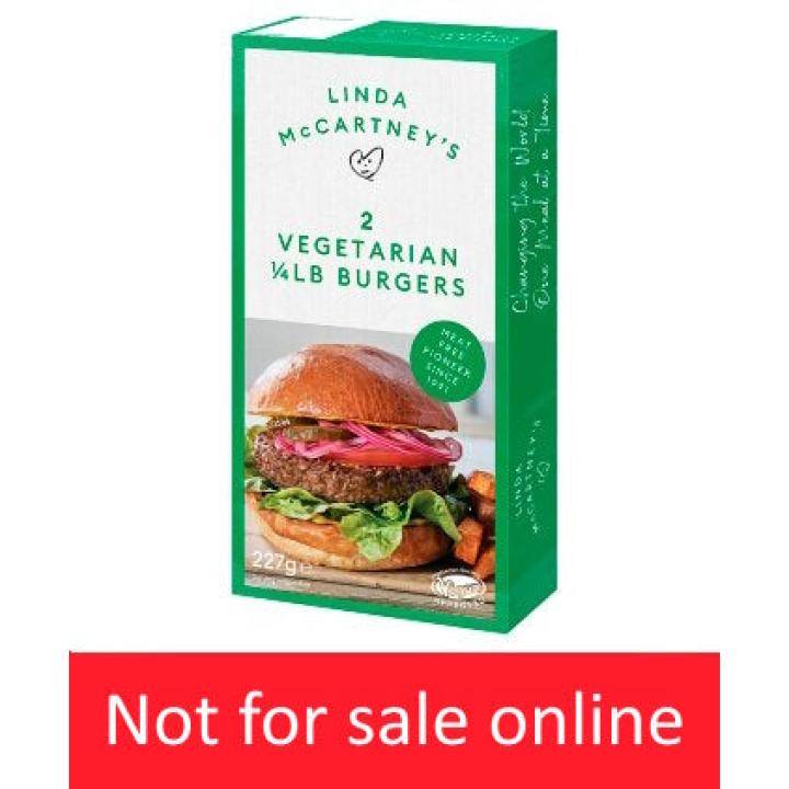 Linda McCartney's 2 Quarter Pounder Burgers