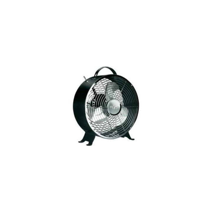Tristar Ve-5966 Retro Tafel Ventilator Zwart 25Cm