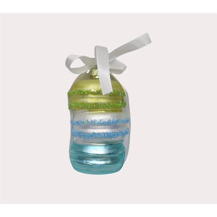 Housevitamin Kerstornament Macarons Groen/Blauw