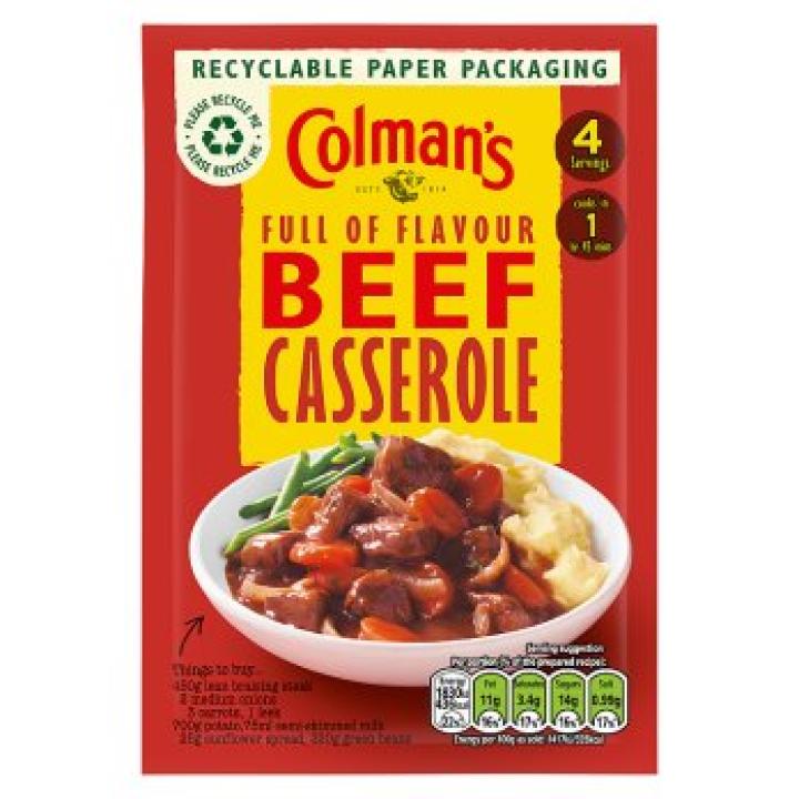 Colman's Beef Casserole Mix 40g
