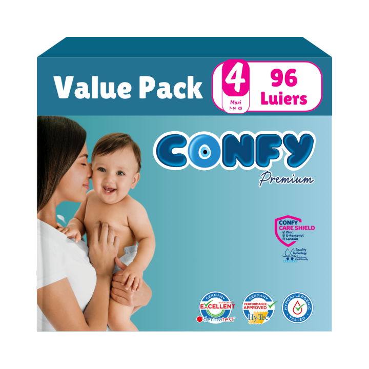 Maat 4 - (7kg-14kg) - 96 Luiers - Value Pack