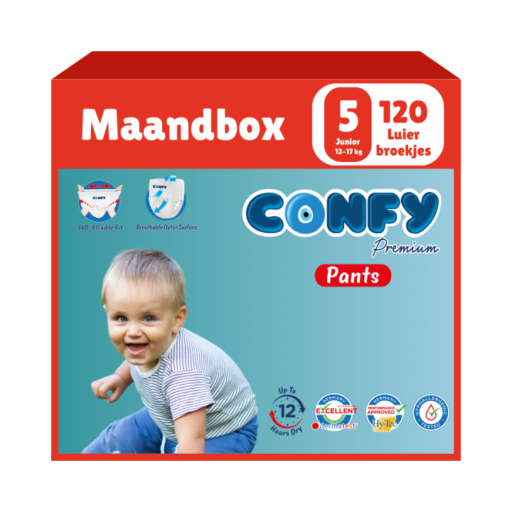 Maat 5 - (12kg-17kg) - 120 Luierbroekjes - Maandbox