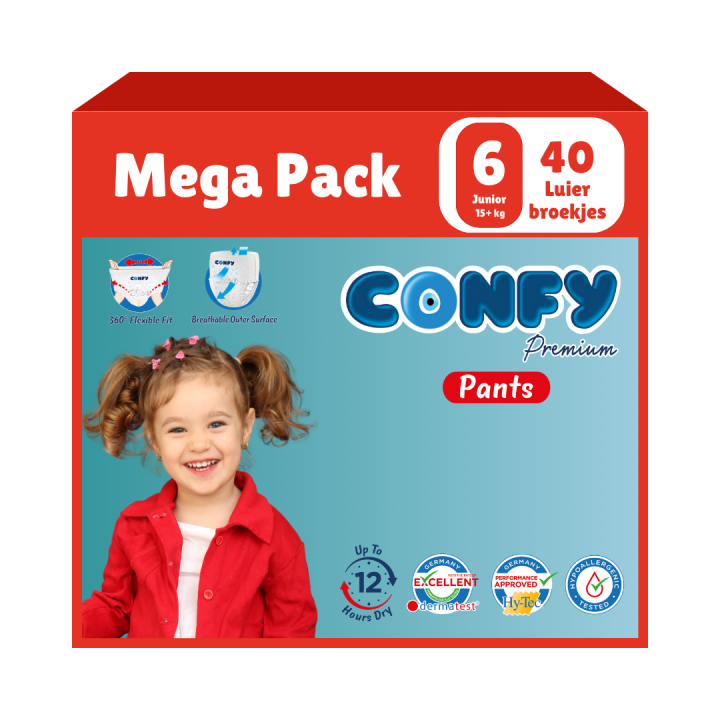 Maat 6 - (15kg-25kg) - 40 Luierbroekjes - Mega Pack