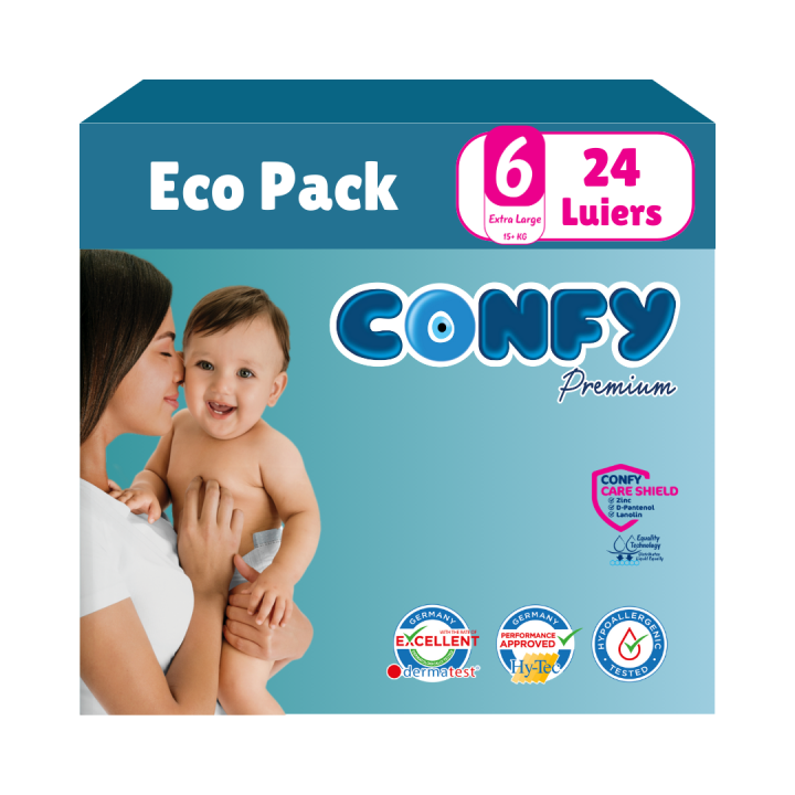 Maat 6 - (15kg-25kg) - 24 Luiers - Eco Pack