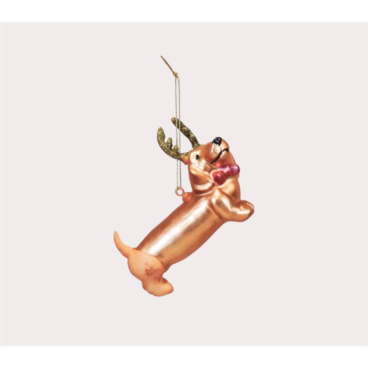 Housevitamin Kerstornament Teckel Rendier