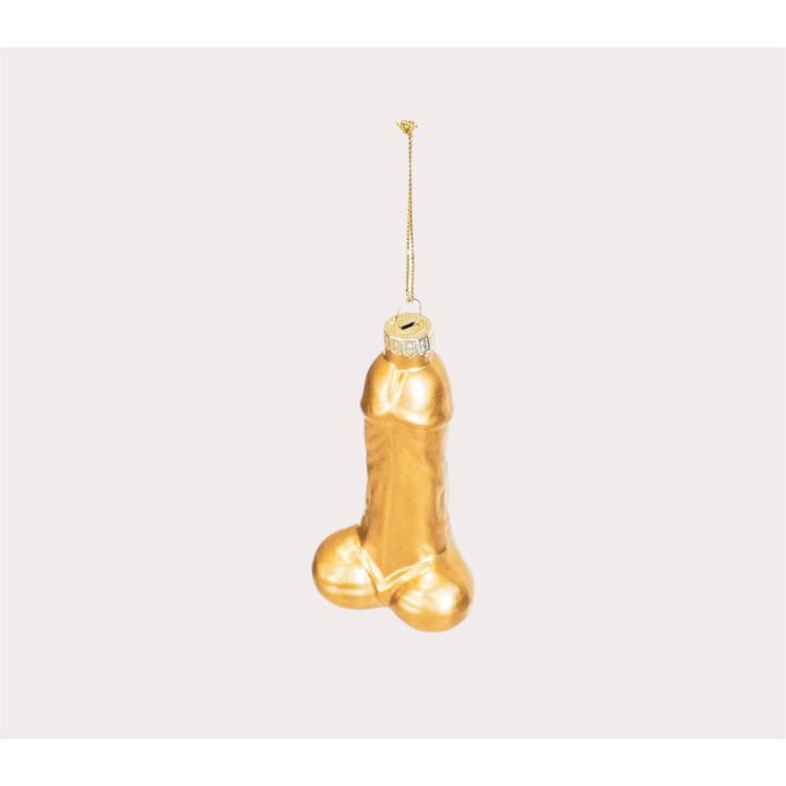 Housevitamin Kerstornament Piemel goud
