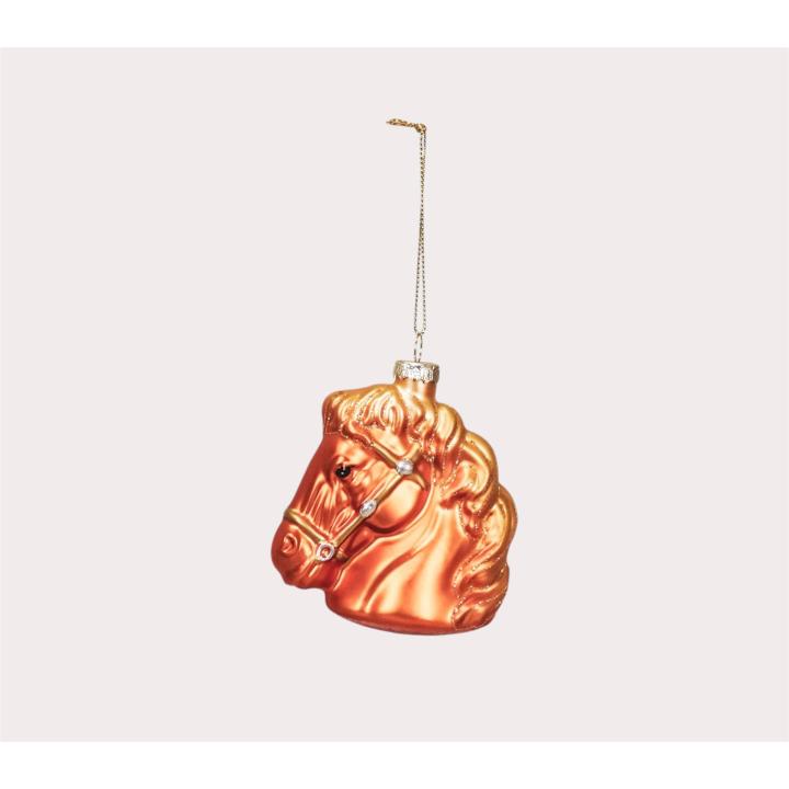 Housevitamin Kerstornament Paard bruin