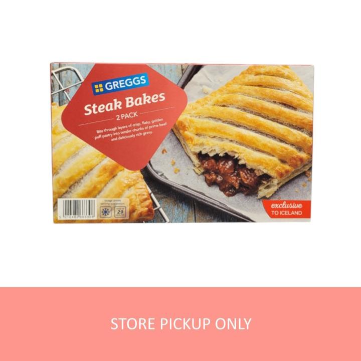 Greggs 2 Steak Bakes