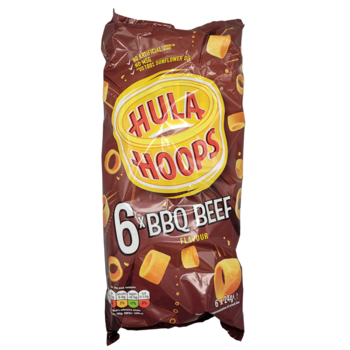 Hula Hoops BBQ Beef 6-pack