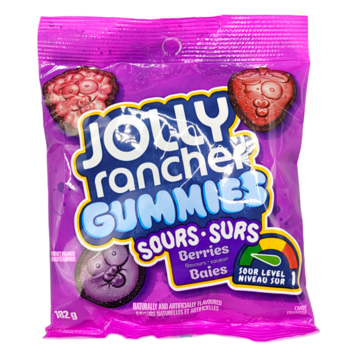 Jolly Rancher Gummies Sours Berries 182g