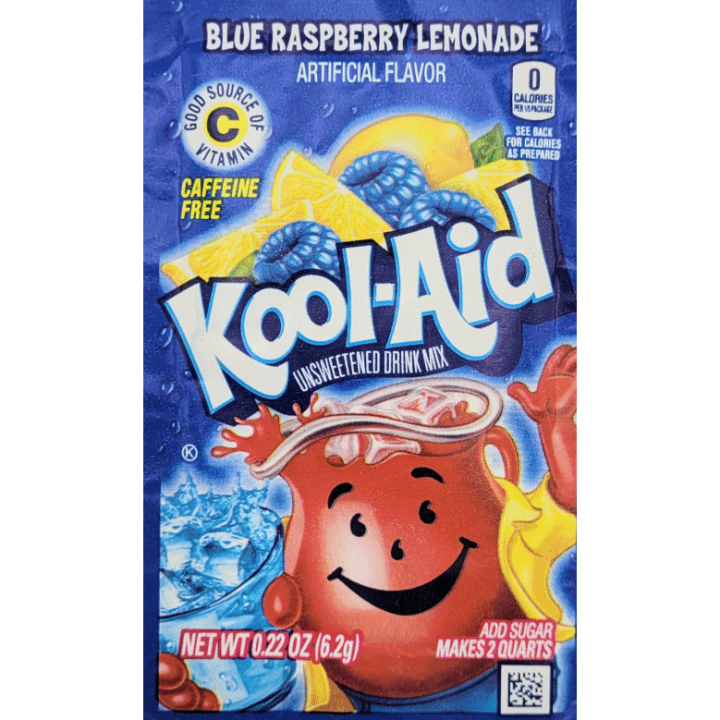 Kool-Aid Blue Raspberry sachet, 6.2g