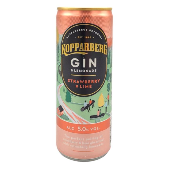 Kopparberg Strawberry and Lime Gin and Lemonade, 250ml