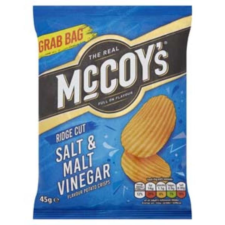 McCoy's Ridge Salt and Vinegar 45g