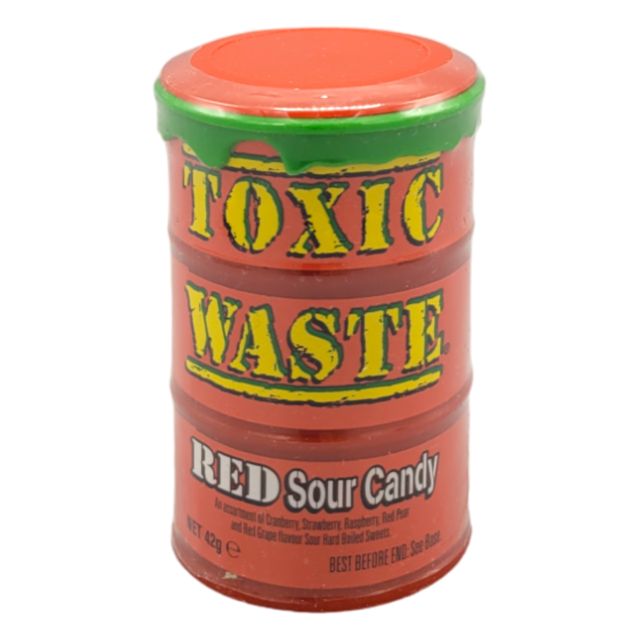 Toxic Waste, Red sour candy, 42g