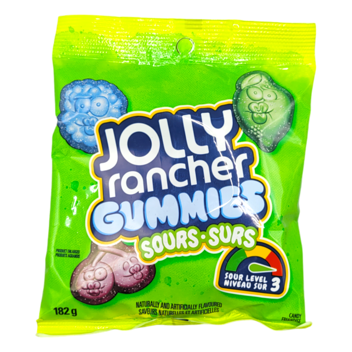 Jolly Rancher Gummies Sours Original, 182g