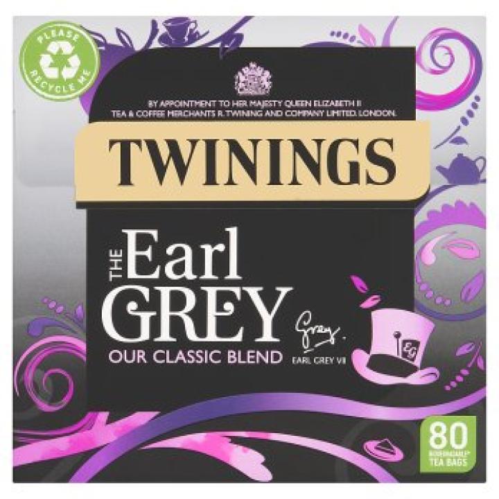 Twinings Earl Grey, 80 bags