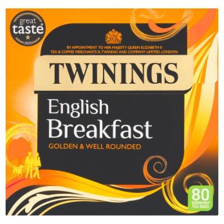 Twinings English Breakfast 80 bags