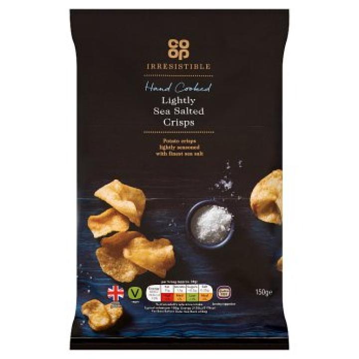 Co-Op Irresistible Lightly Salted Crisps, 150g