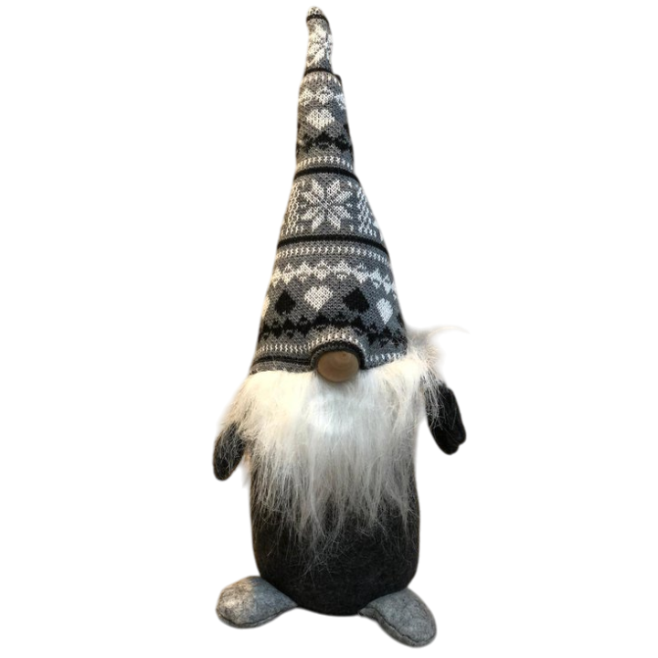 Kabouter/Gnome met grijze muts