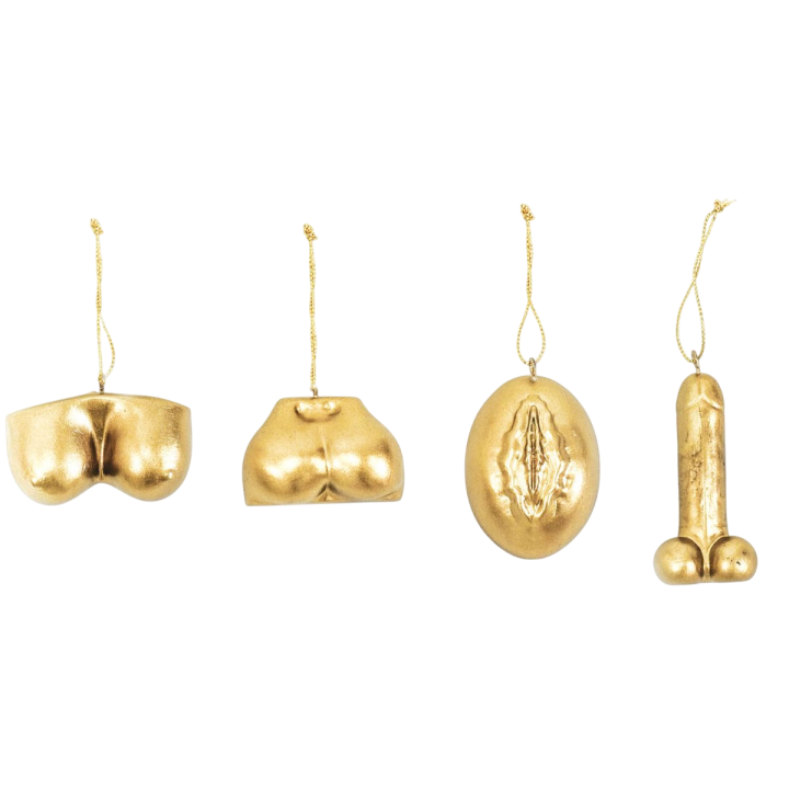 Housevitamin Kerstornament Body hangers Goud