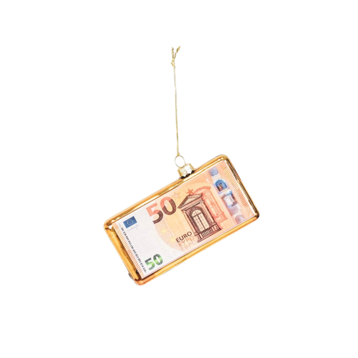 Housevitamin Kerstornament 50 Eurobiljet