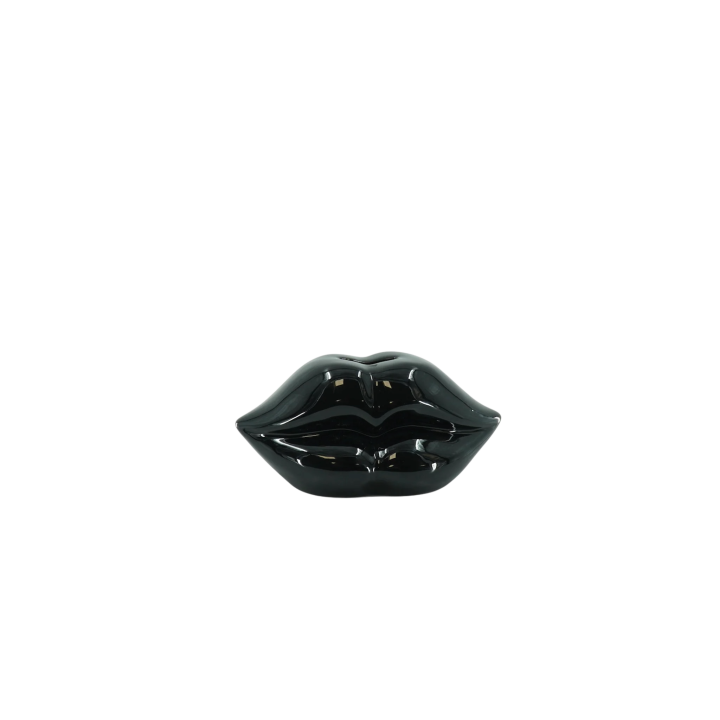 Housevitamin Spaarpot Lippen  Zwart