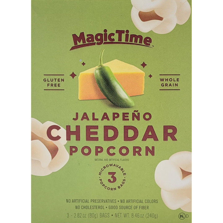 Magic Time Jalapeno Cheddar Popcorn, 240g