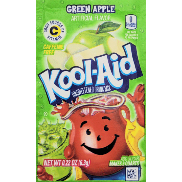 Kool-Aid Green Apple sachet, 6.3g