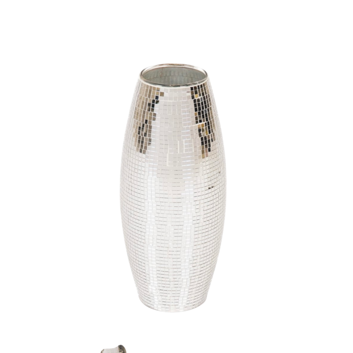 Housevitamin Bloemen Vaas  Disco Zilver Medium