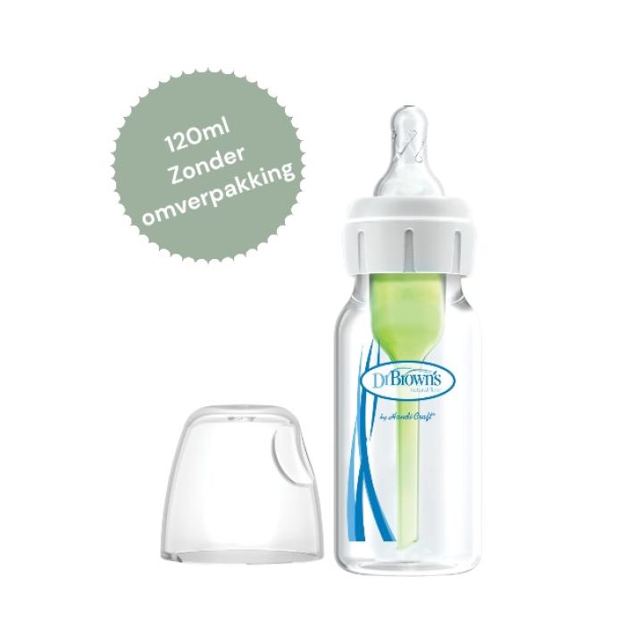 Dr. Brown’s smalle Halsfles 120ml zonder omverpakking