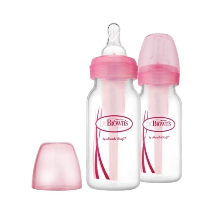Smalle Halsfles Duoset Roze