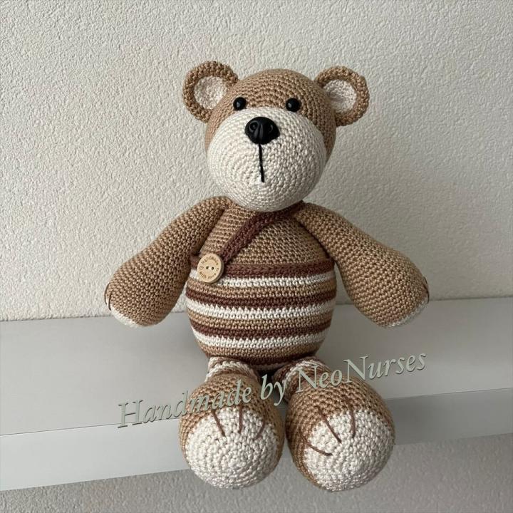 Beer Bram Beige met gestreepte broek