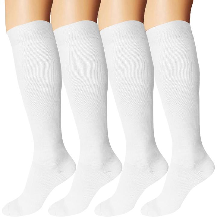 Boost je prestaties en herstel met deze ultieme compressiekousen! - XXL - wit 4 stuks. Compressiekousen hardlopen, compressiekousen dames, compressiekousen heren